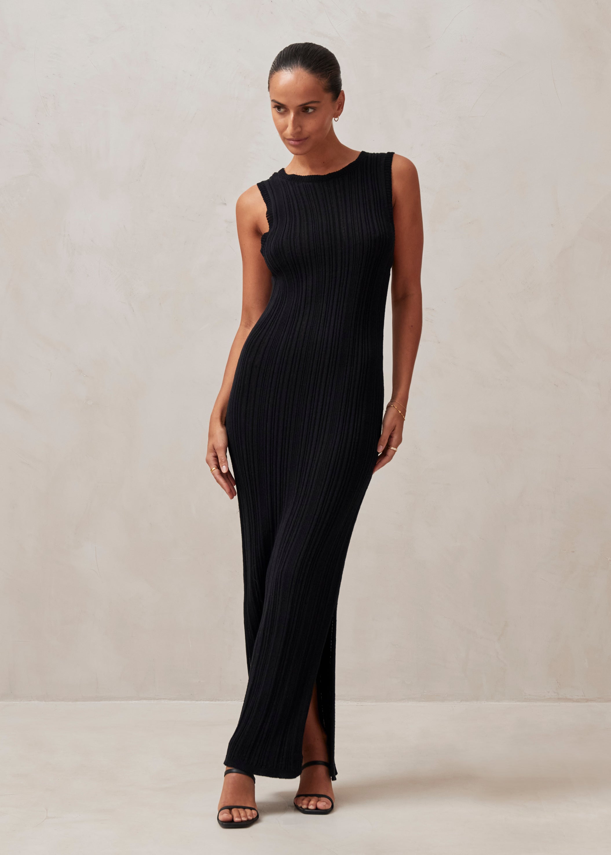 Ribbed Knit Dress