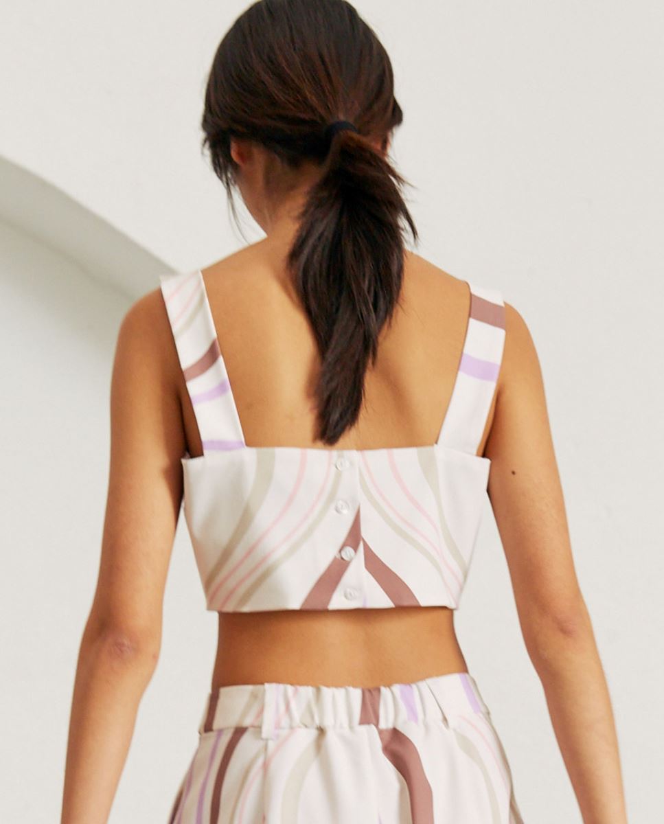 Printed Crop Top