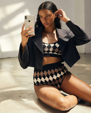 Checkered Hot Pants