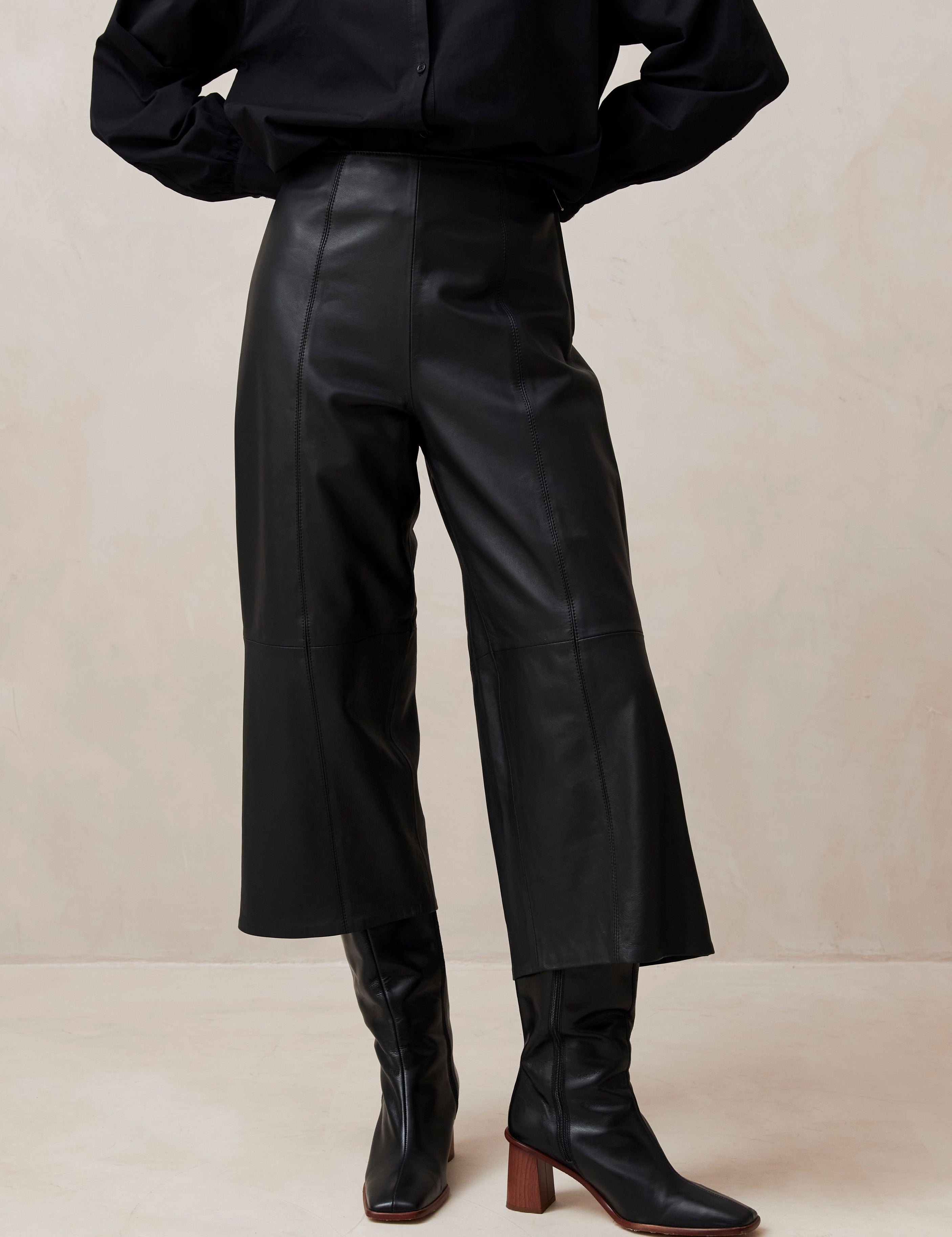 Mallory Leather Pants